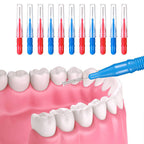 180PCS Interdental Brush Floss Sticks – 3 Size Teeth Cleaning Toothpick Brushes for Oral Care