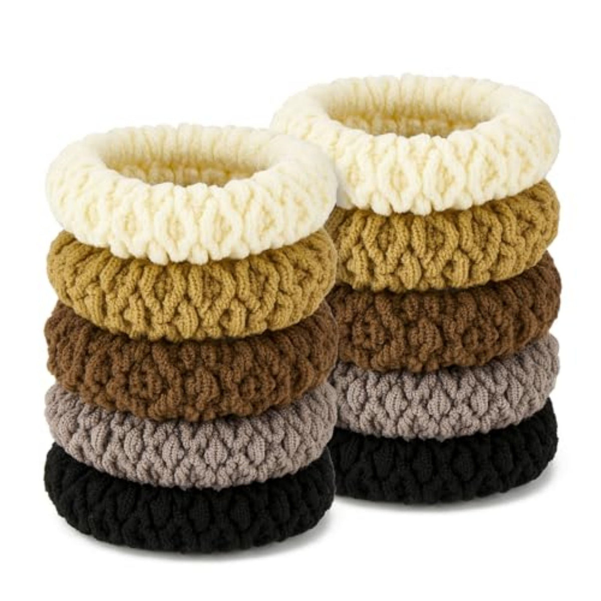 20X Women Braided Elastic Hair Bands High Stretch Ponytail Holder Thickened Ties