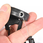 5pcs Retractable Keychain with Belt Clip | Heavy Duty Stainless Steel Pull Ring Key Holder