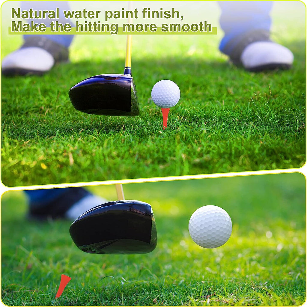 500PCS Multicoloured Wooden Golf Tees 54mm - Golf Tees for Men and Women