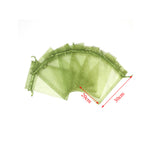 50PCS Vegetable Garden Fruit Protection Net Bags - Mesh Insect Proof Organza Bags 20x30cm