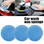 50PCS Car Ceramic Coating Sponge Applicator Pads - Blue Microfibre Nano Wax Polish Pads