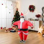 Inflatable Santa Claus Costume Christmas Suit, Funny Props Outfit Xmas OD