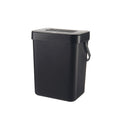 2 Pack Wall Mounted Mini Trash Can with Lid – Hanging Plastic Waste Bin for Kitchen and Bathroom