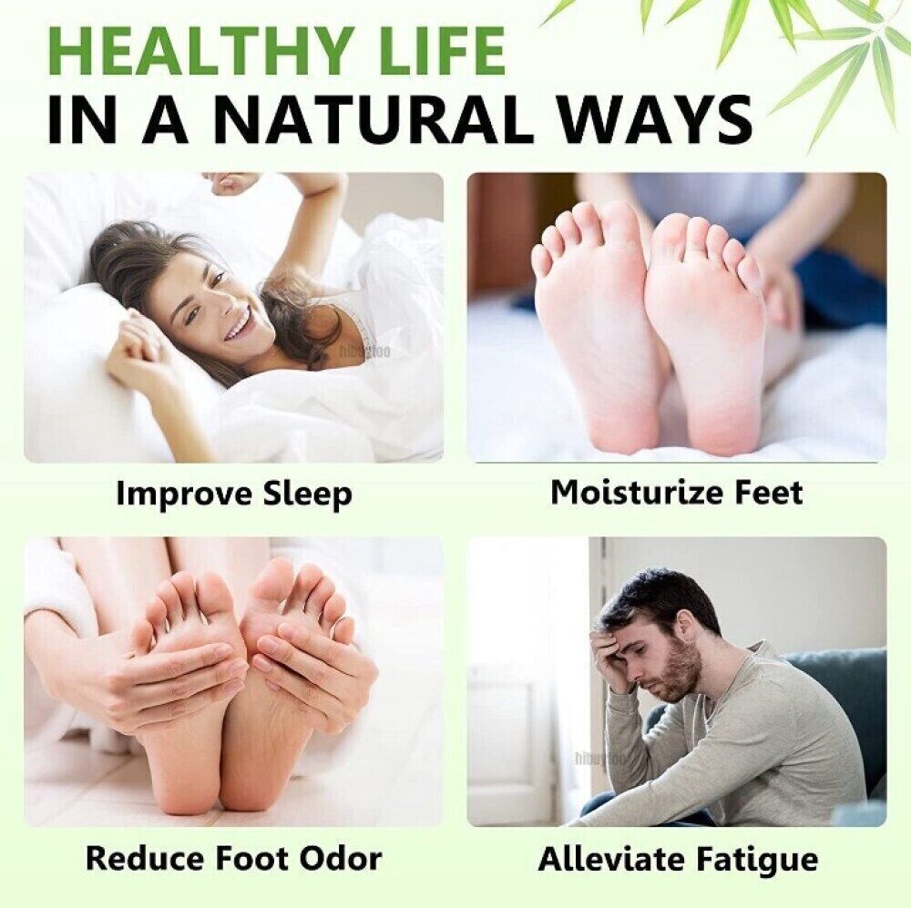 10-500Pcs Detox Foot Patches Pads Natural plant Toxin Removal Sticky Adhesive AU