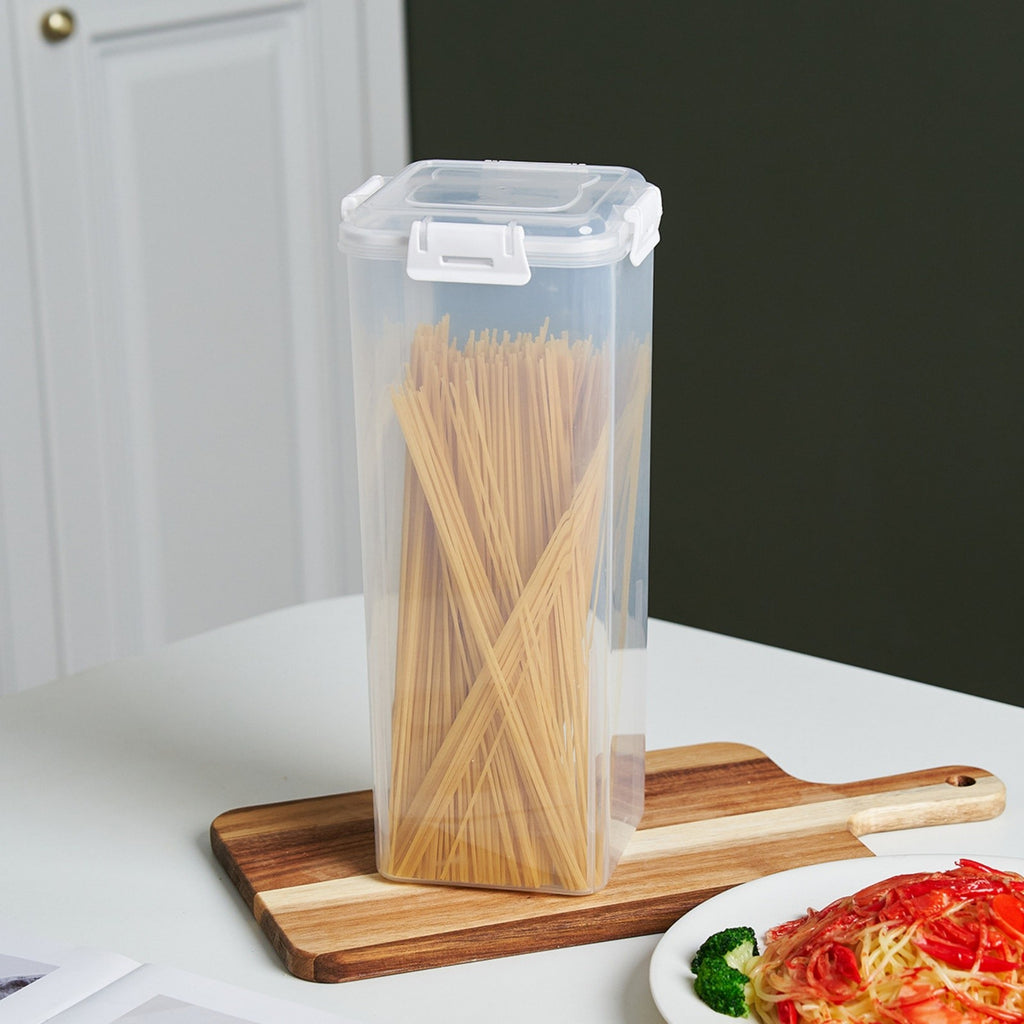 2pcs Bread Storage Container with Lid | Sealed Bread Keeper Box for Loaf, Toast & Noodles