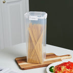 2pcs Bread Storage Container with Lid | Sealed Bread Keeper Box for Loaf, Toast & Noodles