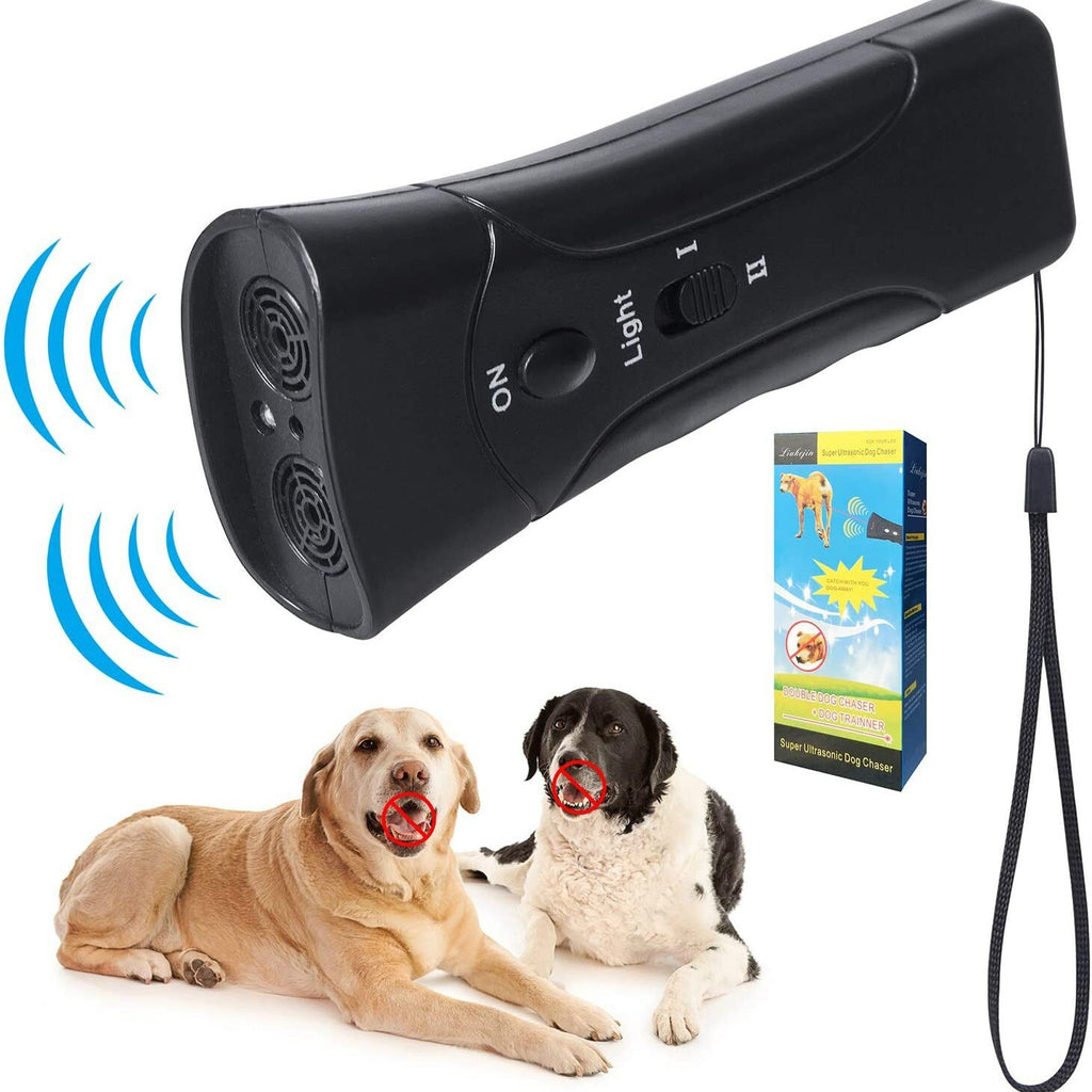 Ultrasonic Dog Bark Control Device Anti Bark Trainer Repeller Portable Training Tool