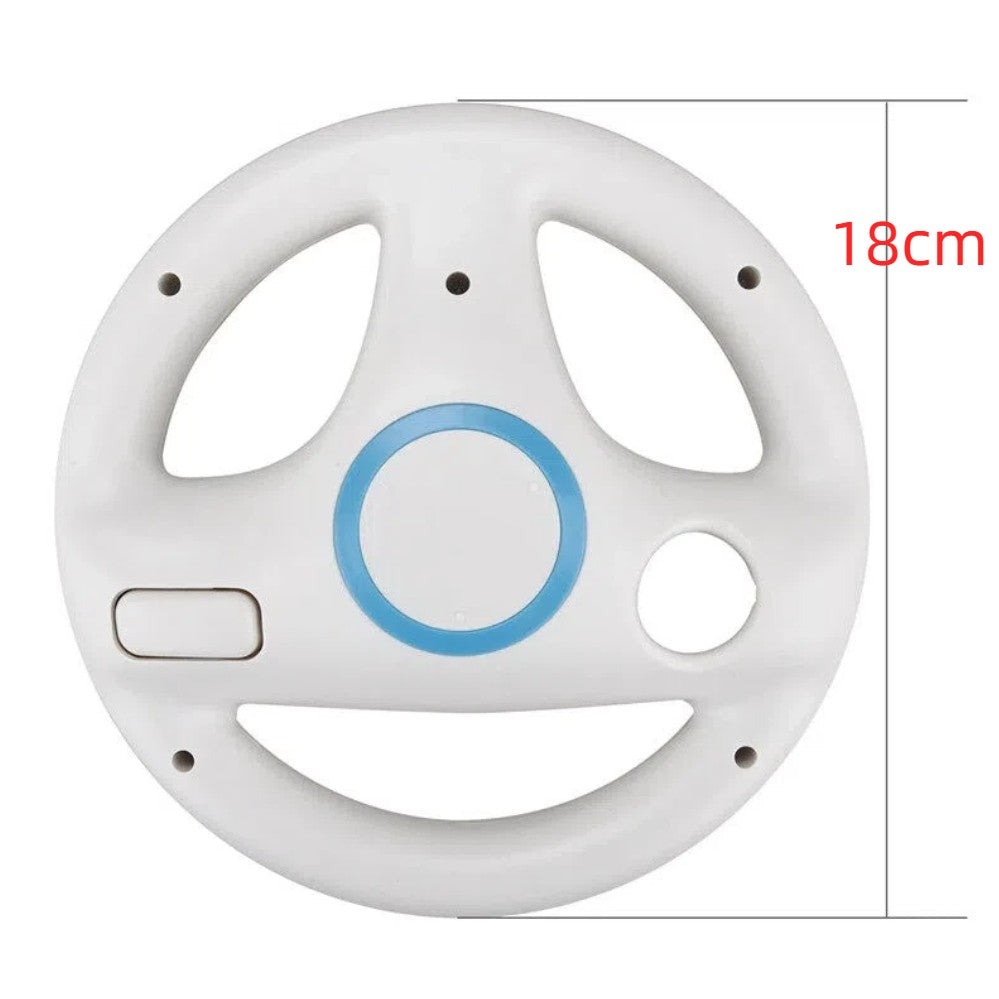 White Wii wheel, 18cm