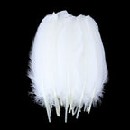 200pcs Natural Goose Feathers 6-12cm – Craft, Millinery, Wedding & DIY Decoration (11 Colours)