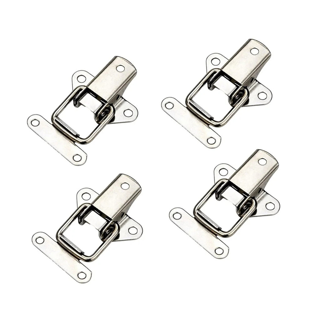 8 X Stainless Steel Clasp Case Clip Loop Suitcase Box Trunk Latch Lock Guitar AU