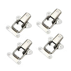 8 X Stainless Steel Clasp Case Clip Loop Suitcase Box Trunk Latch Lock Guitar AU