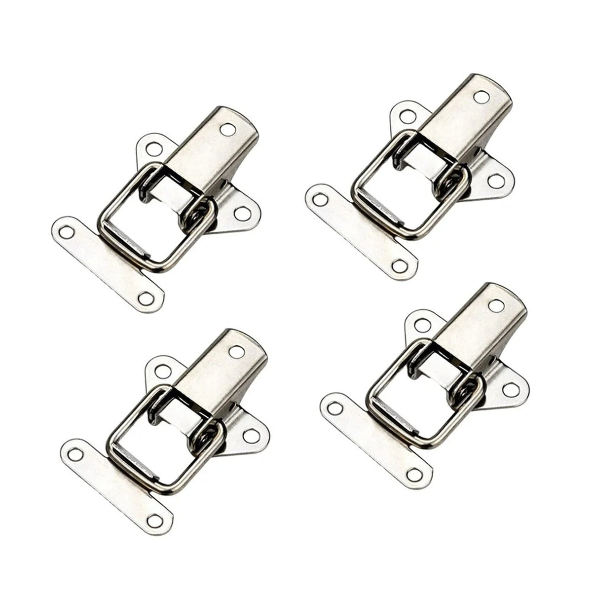8 X Stainless Steel Clasp Case Clip Loop Suitcase Box Trunk Latch Lock Guitar AU