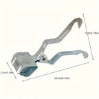 2PCS Silver Tent Light Hanging Hooks - Iron Clip Holder Lamp Hooks for Camping and Canopy Use