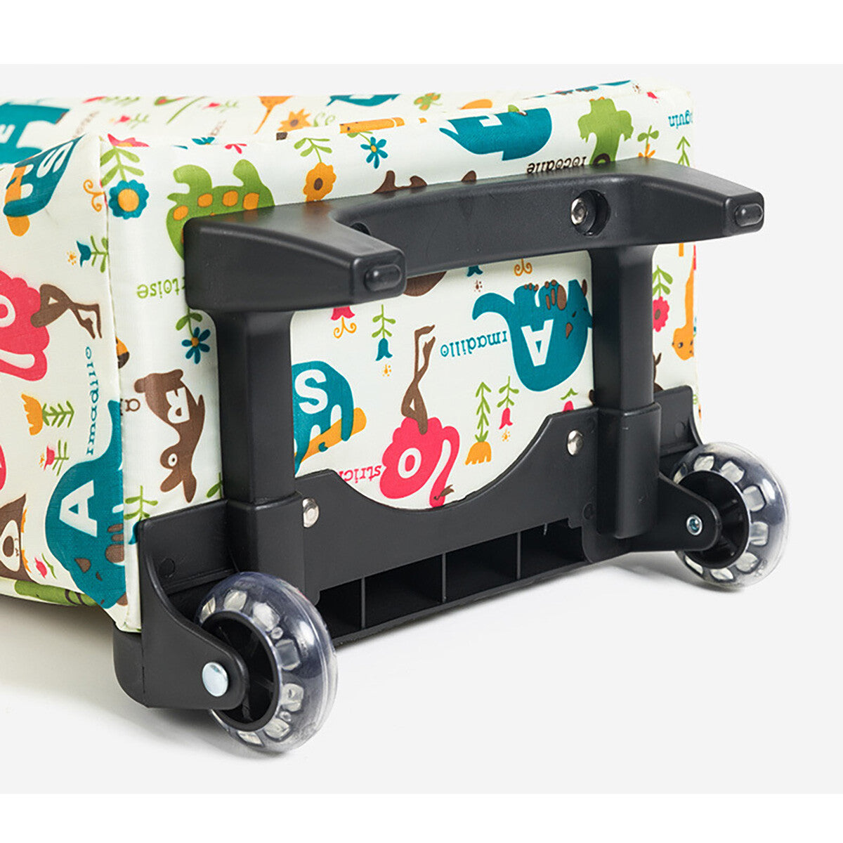 Foldable Shopping Trolley Cart with Wheels Aluminium Grocery Bag Retractable Handle
