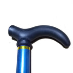 Adjustable Aluminium Walking Stick Retractable Travel Cane Lightweight Portable Mobility Aid