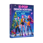 K-pop advent calendar blue box on a white background