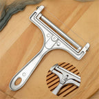 4PCS Adjustable Cheese Slicer Cutter - Reusable Non-Stick Cheese Grater Tool for Kitchen