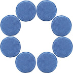 50PCS Car Ceramic Coating Sponge Applicator Pads - Blue Microfibre Nano Wax Polish Pads