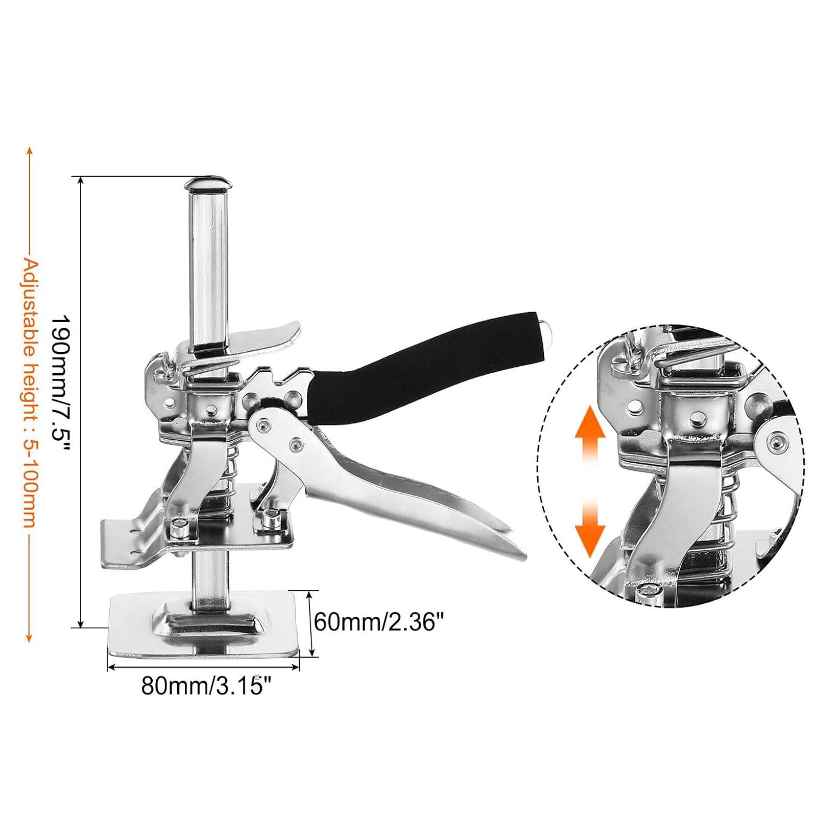 2pcs Labor Saving Arm Jack Lifter Tool | Precision Cabinet Tile Door Installation Jack