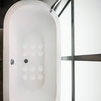 40 Pack Non Slip Bath and Shower Stickers – Anti Skid PEVA Safety Strips for Tub, Floor and Bathroom