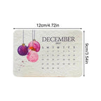 Seed paper 2027 calendar card size guide – approx. 12 cm by 9 cm