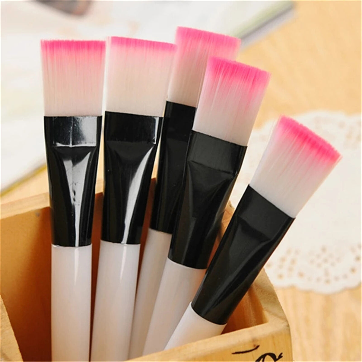 50PCS Face Mask Brush Eye Treatment Soft Facial Makeup DIY Tool Beauty Skin Care
