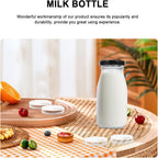 16pcs 300ml Glass Milk Bottles with Screw Lid | Reusable Juice & Beverage Containers