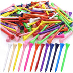 500PCS Multicoloured Wooden Golf Tees 54mm - Golf Tees for Men and Women