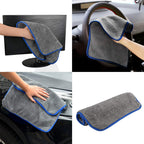 2pcs 1200GSM Microfibre Cleaning Cloth 40x40cm | Ultra Thick Car Drying Towel