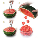Stainless Steel Watermelon Slicer Cutter Multifunctional Fruit Fork Kitchen Tool