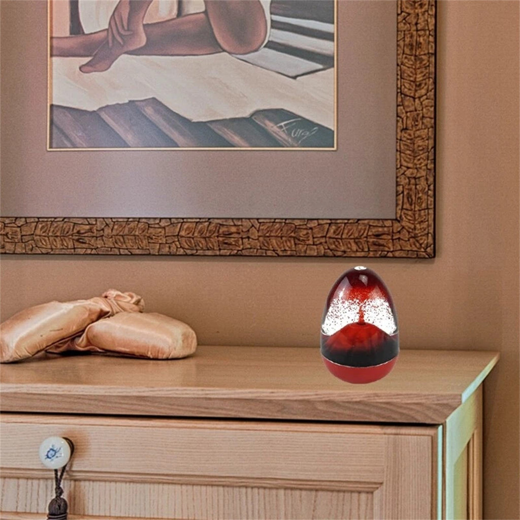 2PCS Volcano Liquid Hourglass Sensory Timer Calming Sandglass Desktop Decor