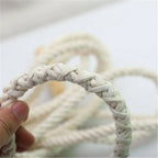 Double Dutch Jump Rope for Group Skipping and Fitness Training – Long Rope with Wooden Handles