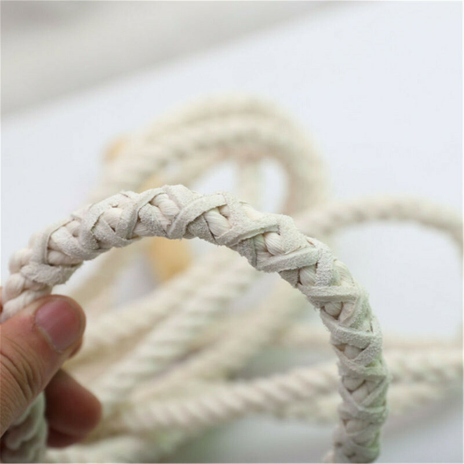 Double Dutch Jump Rope for Group Skipping and Fitness Training – Long Rope with Wooden Handles
