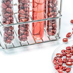 50PCS Clear Plastic Test Tubes with Wooden Cork Stoppers - 20ml Wedding Favor Candy Bottles