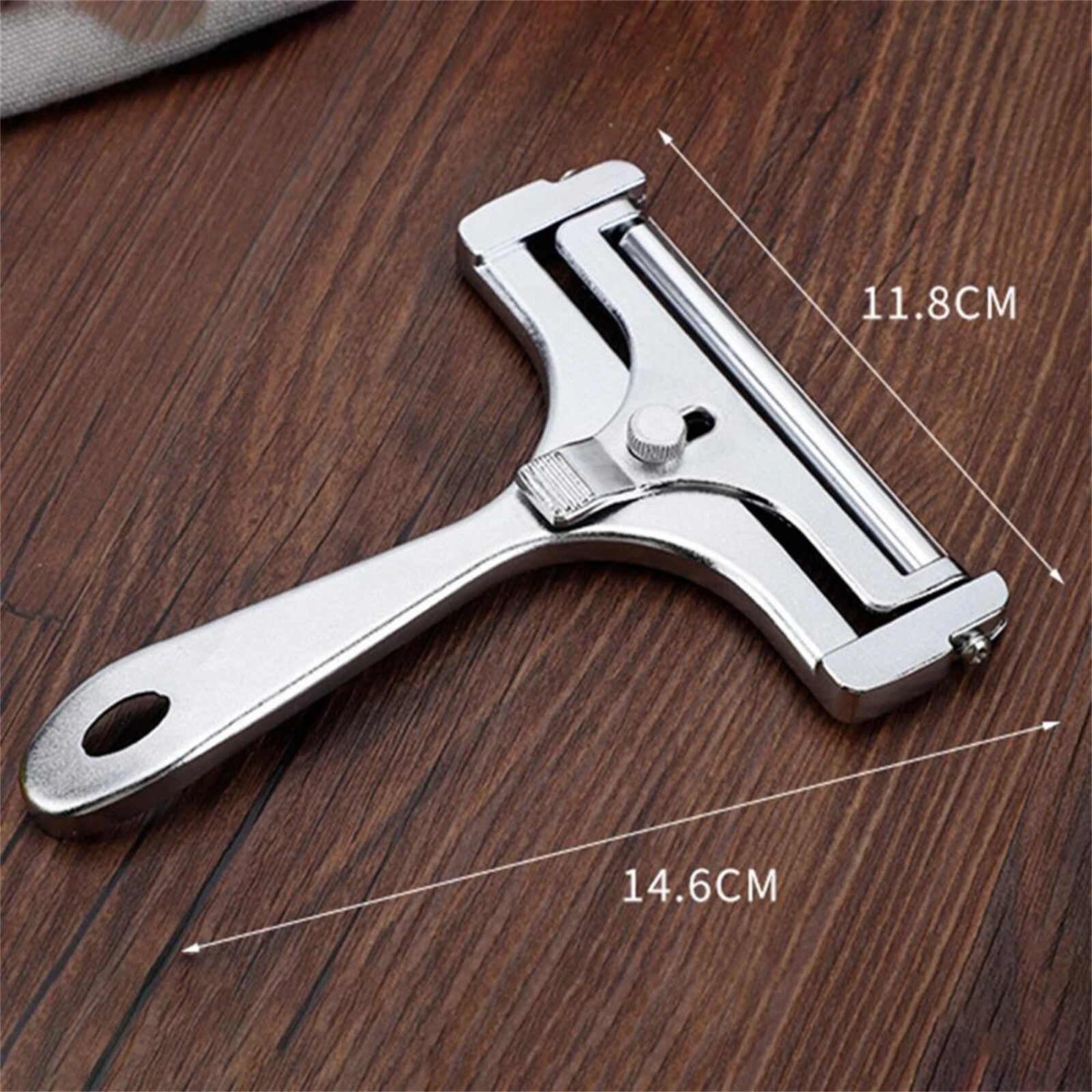 4PCS Adjustable Cheese Slicer Cutter - Reusable Non-Stick Cheese Grater Tool for Kitchen