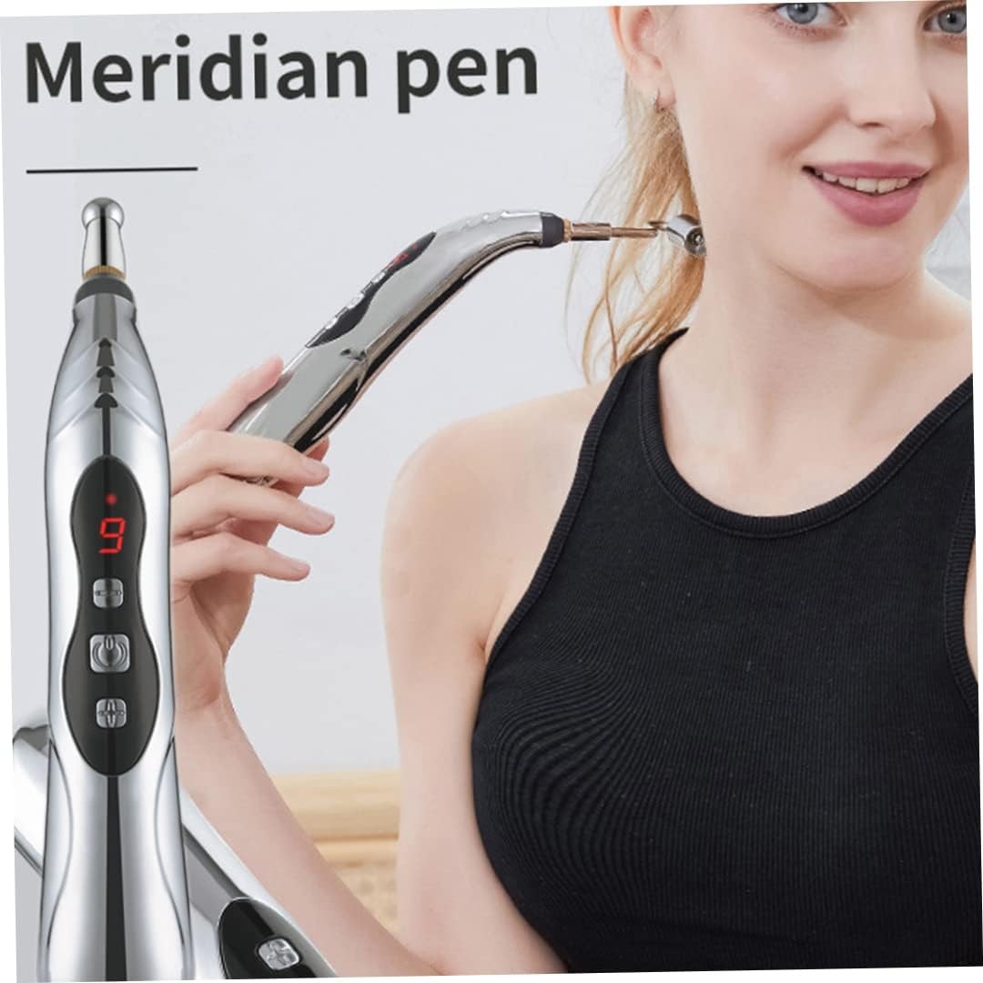 Electronic Acupuncture Massage Pen Pulse Therapy Pain Relief Acupoint Meridian Massager
