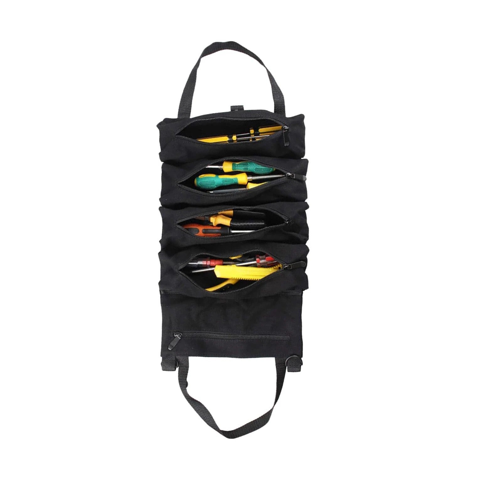 2pcs Roll Up Tool Bag Organizer – Multi-Pocket Wrench Pouch Portable Hanging Tool Storage (47×28cm)