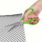 2PCS Leaf Protector Gutter Guard Mesh Set 600x16cm - Protective Net Guards with 60 Ground Spikes