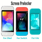 2x Tempered Glass Screen Protector For Nintendo Switch 2/Switch Lite/Switch Oled