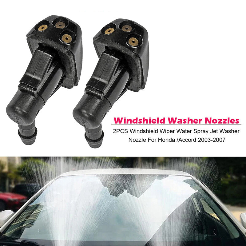 10X Car Front Windscreen Sprinkler Sprayer Wiper Washer-Nozzle Jet Universal