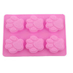 3 Pack Silicone Dog Bone and Paw Baking Molds – Puppy Treat, Chocolate, Ice and Cookie Mould Set