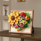 DIY Sunflower Building Block Set – Flower Plant Model Home Office Decoration (1/2 Set)