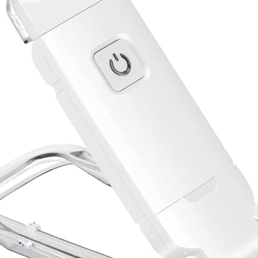2 Pack USB Rechargeable Book Reading Light – Adjustable Warm White Clip On Bedside Reading Lamp
