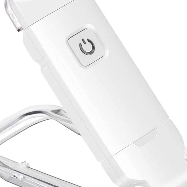 2 Pack USB Rechargeable Book Reading Light – Adjustable Warm White Clip On Bedside Reading Lamp
