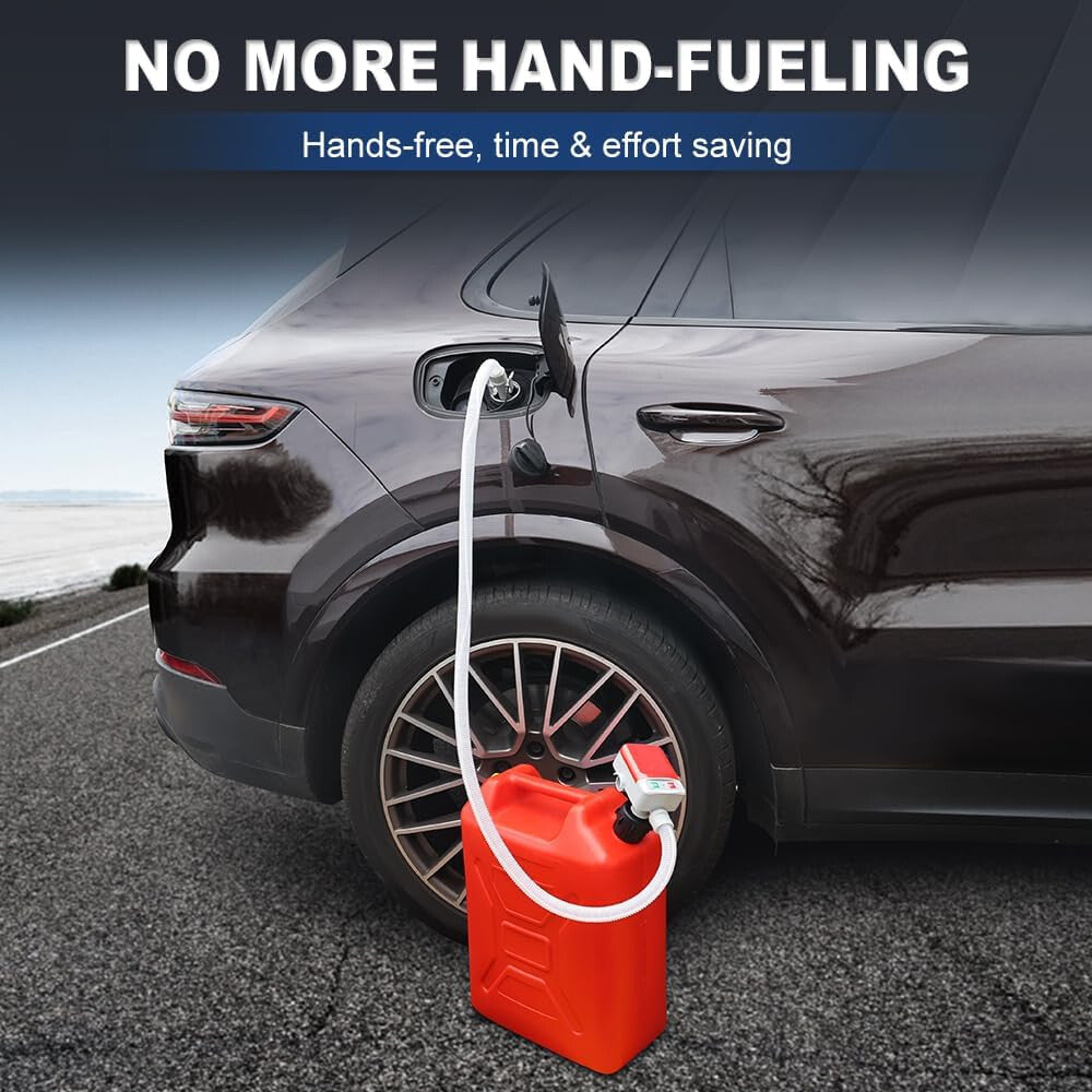 Battery Powered Fuel Transfer Pump Auto-Stop Liquid Transfer Pump for Diesel Petrol