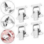 8 X Stainless Steel Clasp Case Clip Loop Suitcase Box Trunk Latch Lock Guitar AU