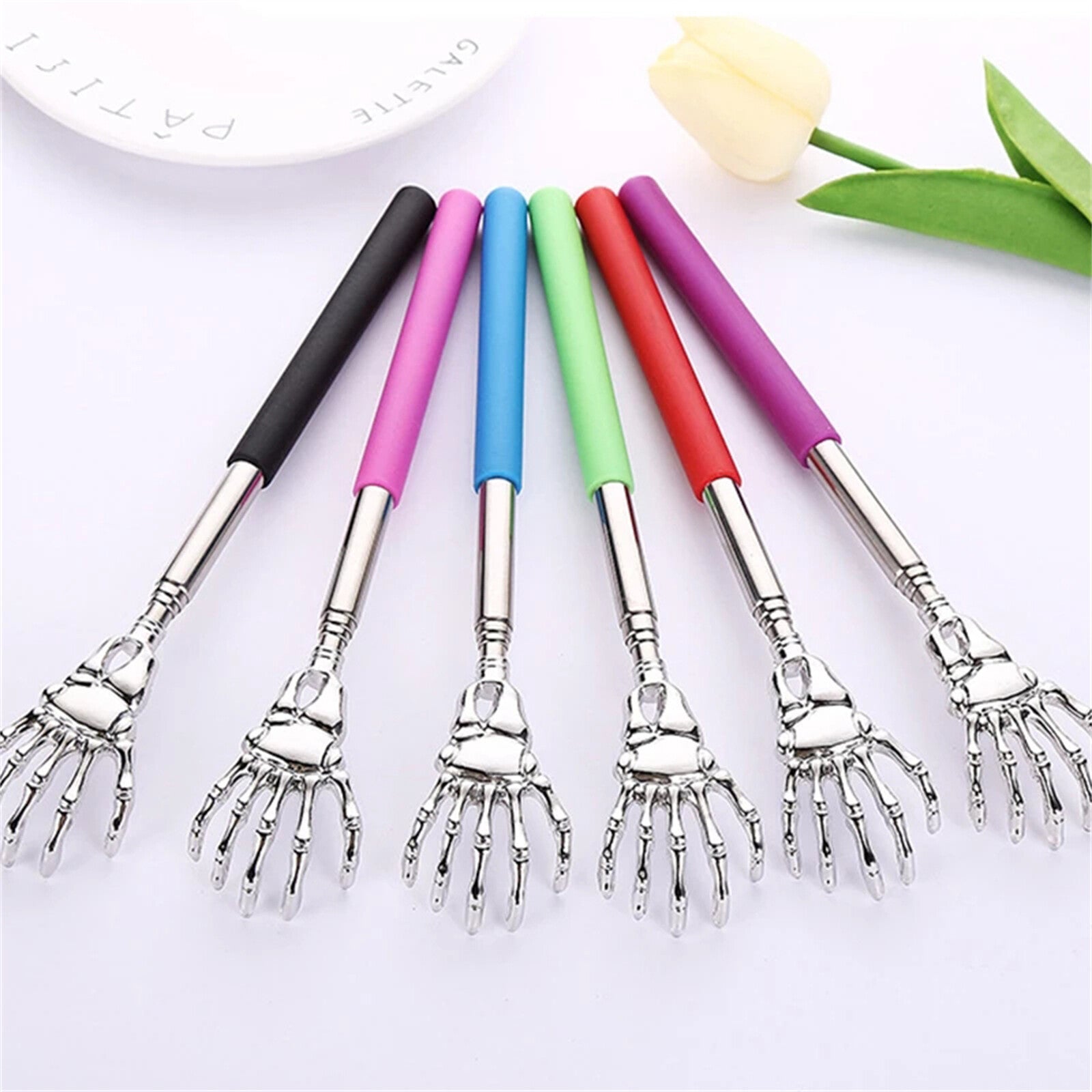 Extendable Back Scratcher Telescopic Metal Claw Massager (8–22 Inch)