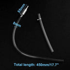 2PCS Brake Bleeder HoseHydraulic Brake Bleed Hose One Way Check Valve Tube AU