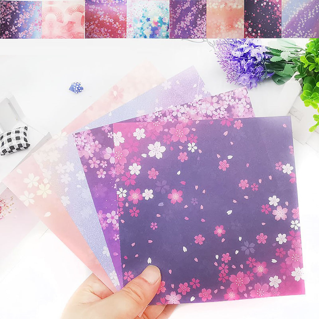 240 Sheets Japanese Sakura Origami Paper 15×15cm Double Sided Square Craft Folding Paper
